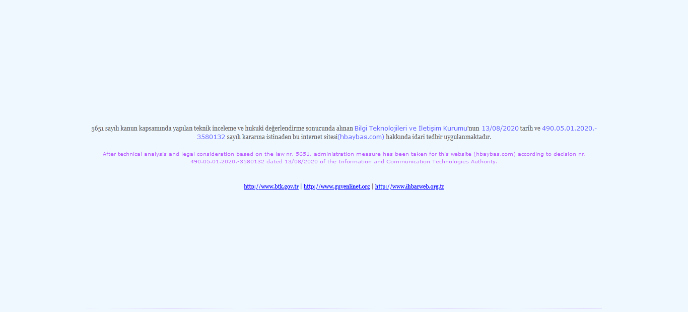 HÜSEYİN AMCA'NIN KAPATILAN WEB SİTESİ HAKKINDA AÇIKLAMA