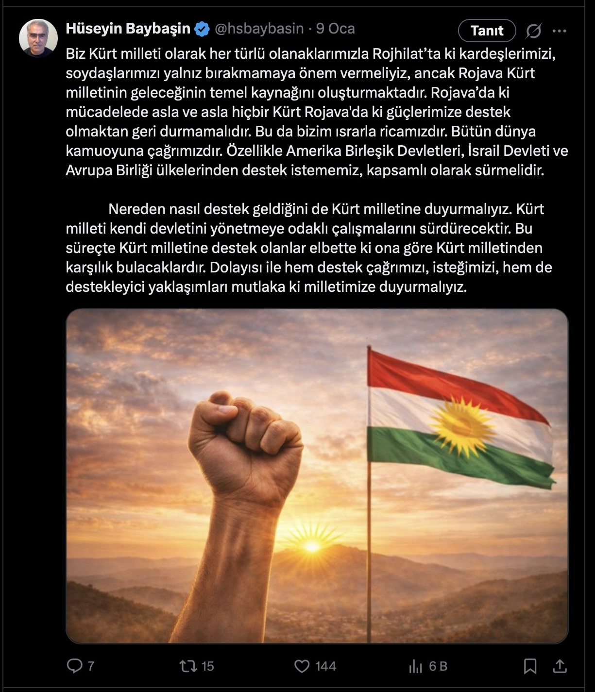 X Hesabının Kapatılmasına Neden Olan Yazı