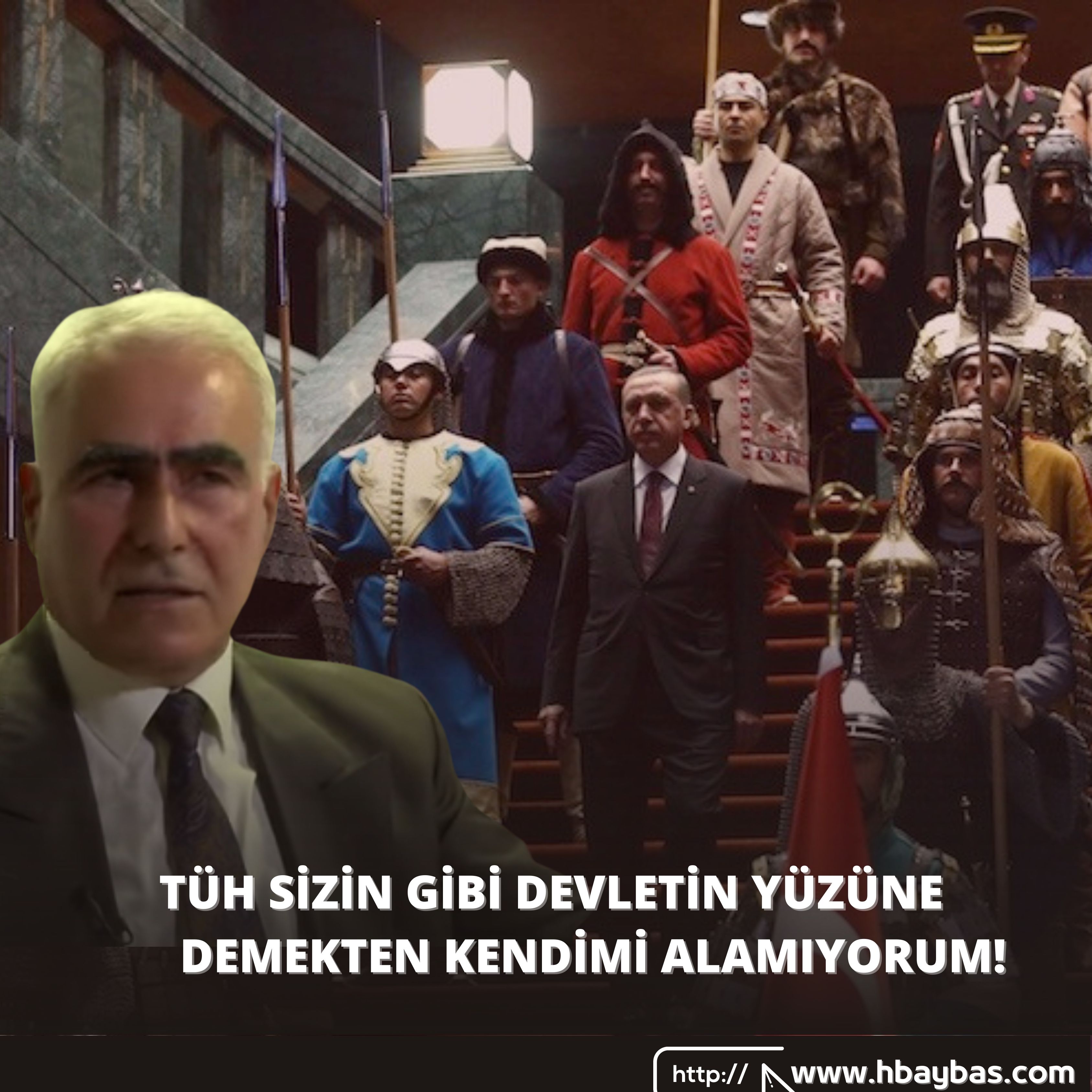 TÜH SİZİN GİBİ DEVLETİN YÜZÜNE DEMEKTEN DE KENDİMİ ALAMIYORUM